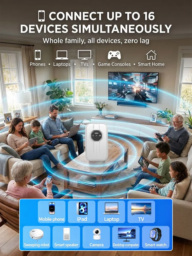 🌎 Portable Wi-Fi — Stay Connected Anywhere, Anytime ⚡